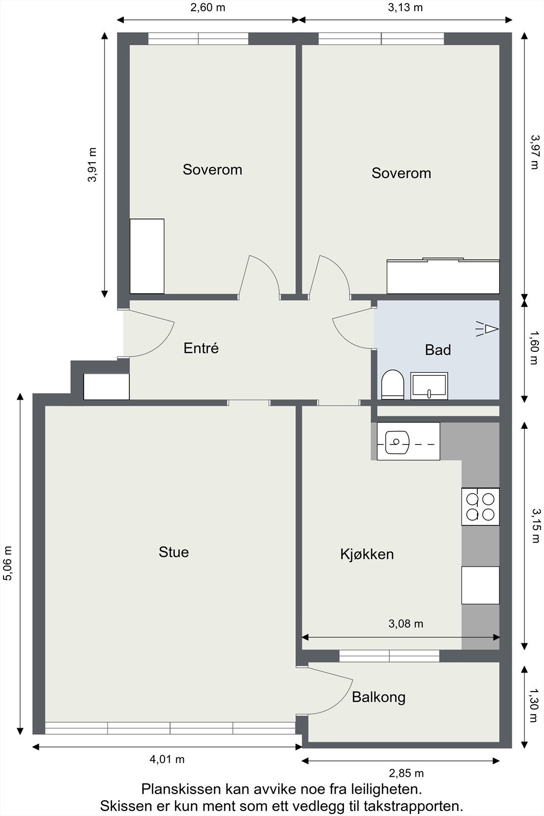 Planskisse Galleribilde