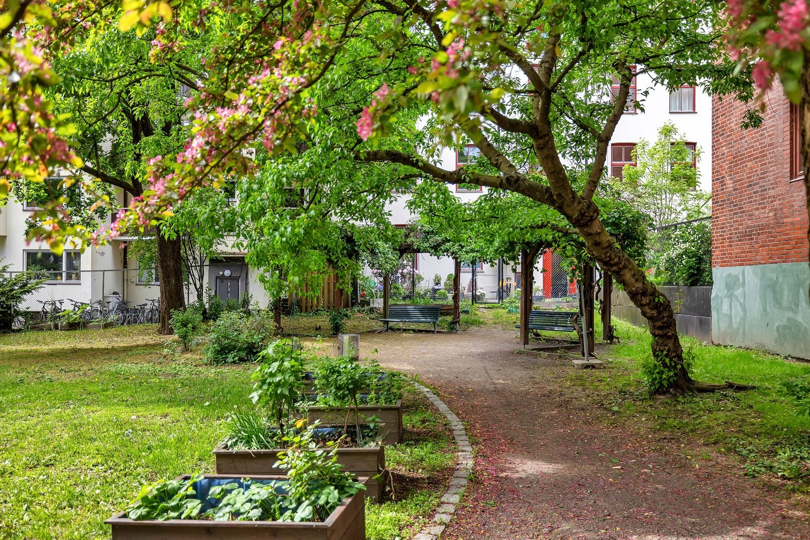 Her bor du svært sentralt til, men likevel godt tilbaketrukket i et populært nabolag! Galleribilde