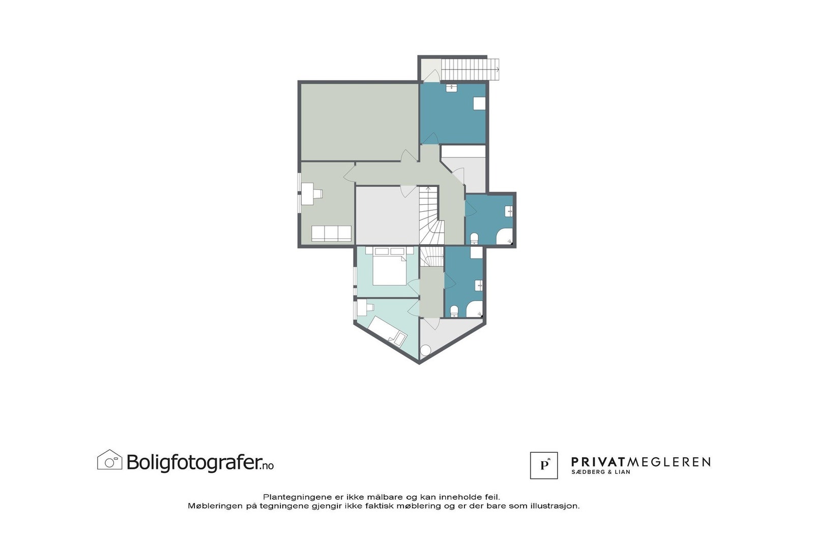 Plantegning underetasje - Engelshei 41 Galleribilde
