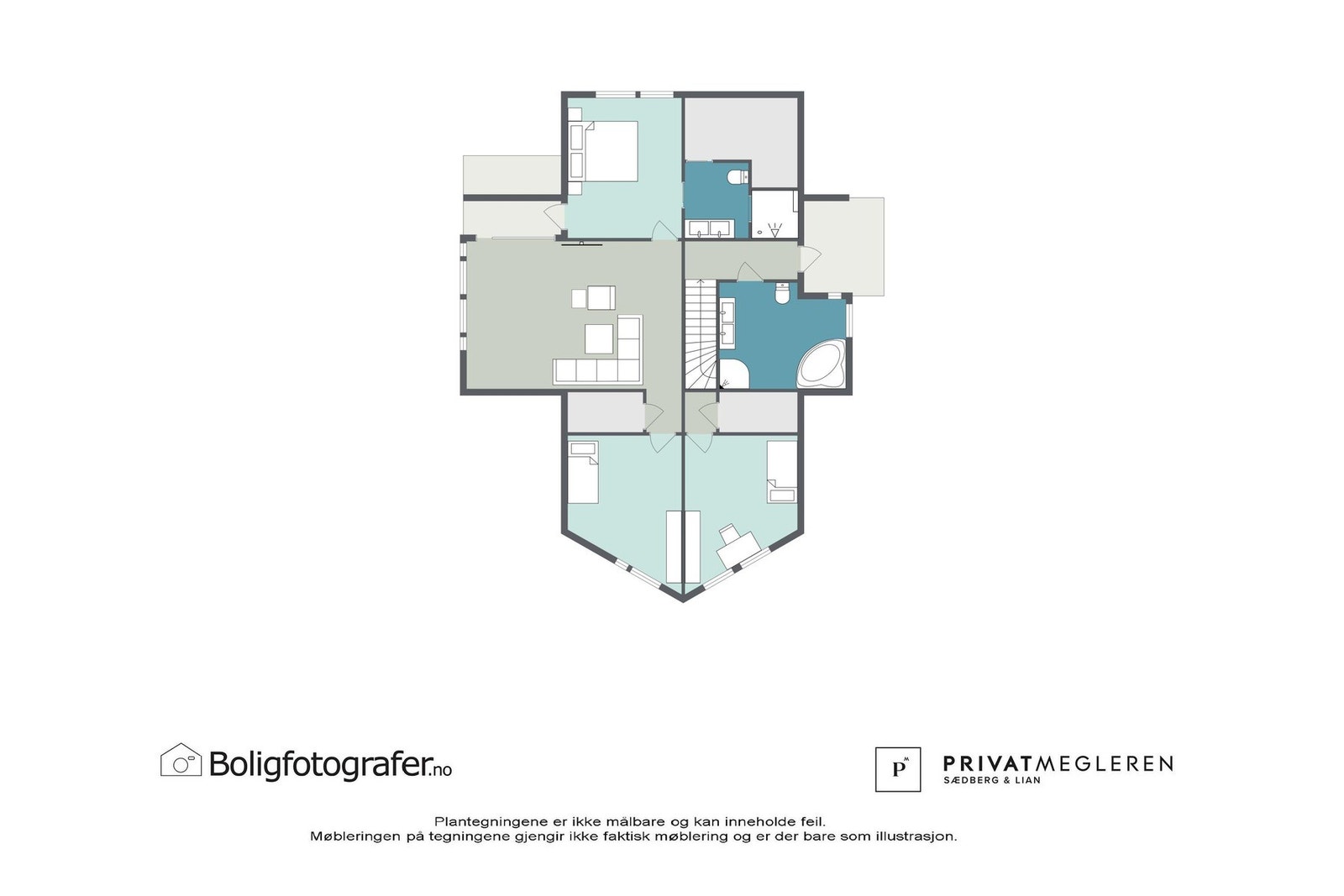 Plantegning 2. etasje - Engelshei 41 Galleribilde