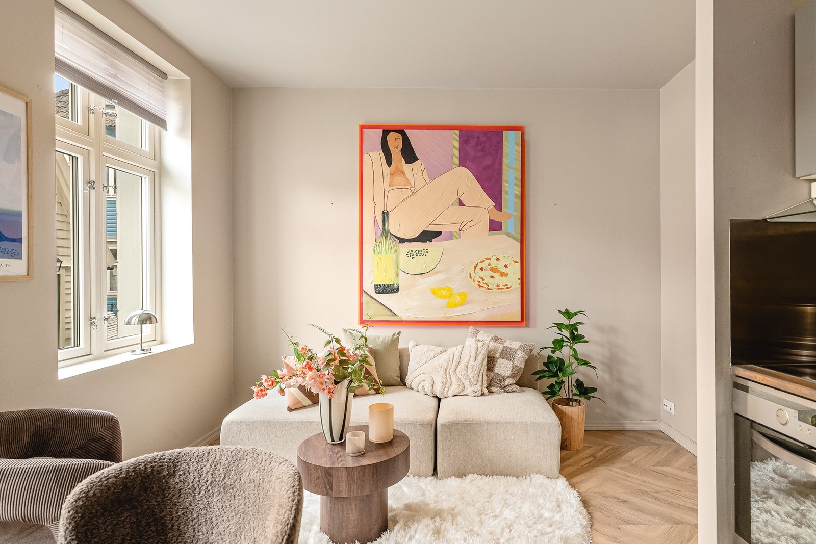 Takhøyden i stuen er målt til 2,60 meter! Galleribilde