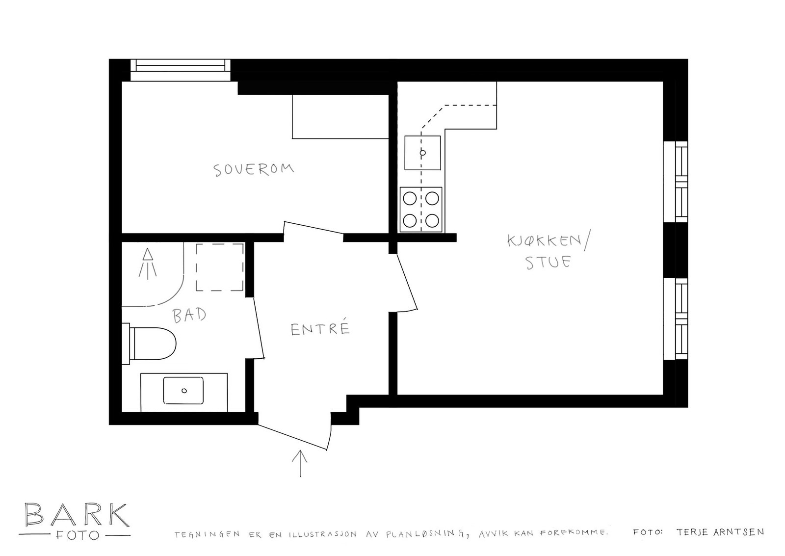 Plantegning Galleribilde