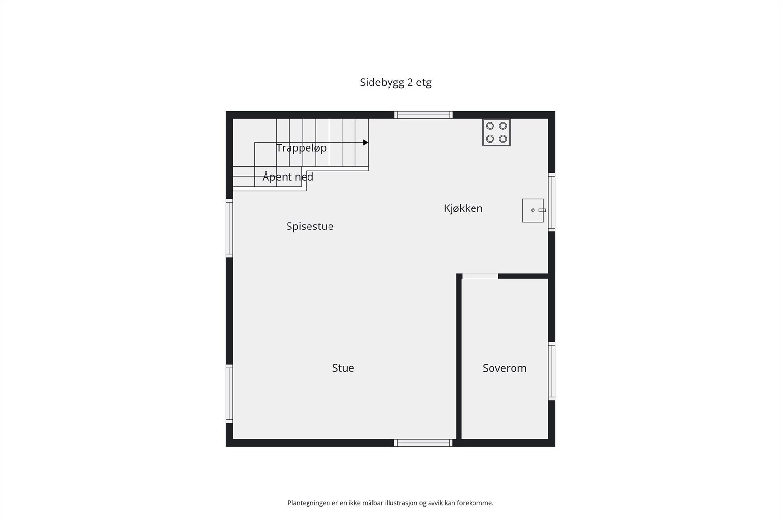 Plantegning Galleribilde