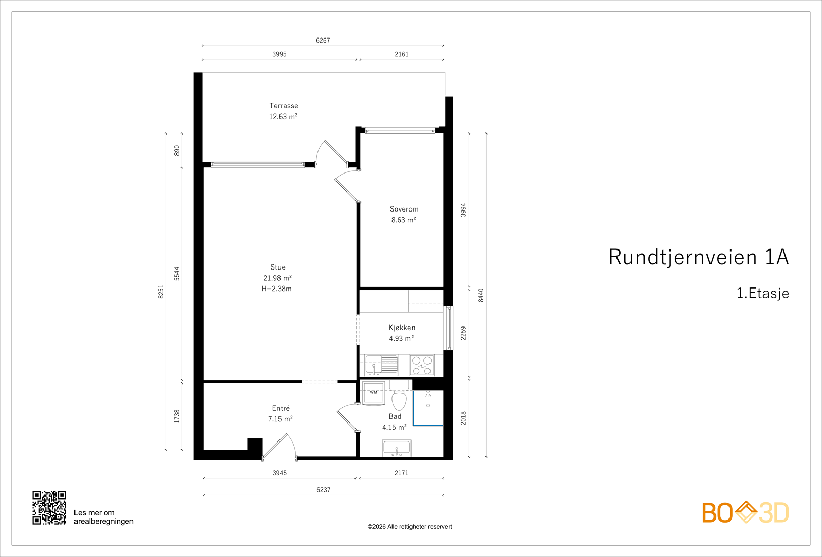 Plantegning. Galleribilde