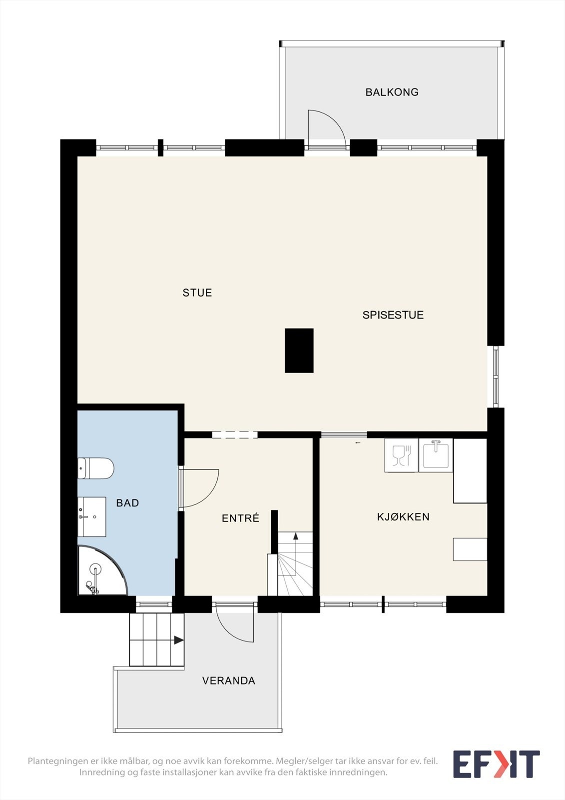 Plantegning av 2. etg. Galleribilde