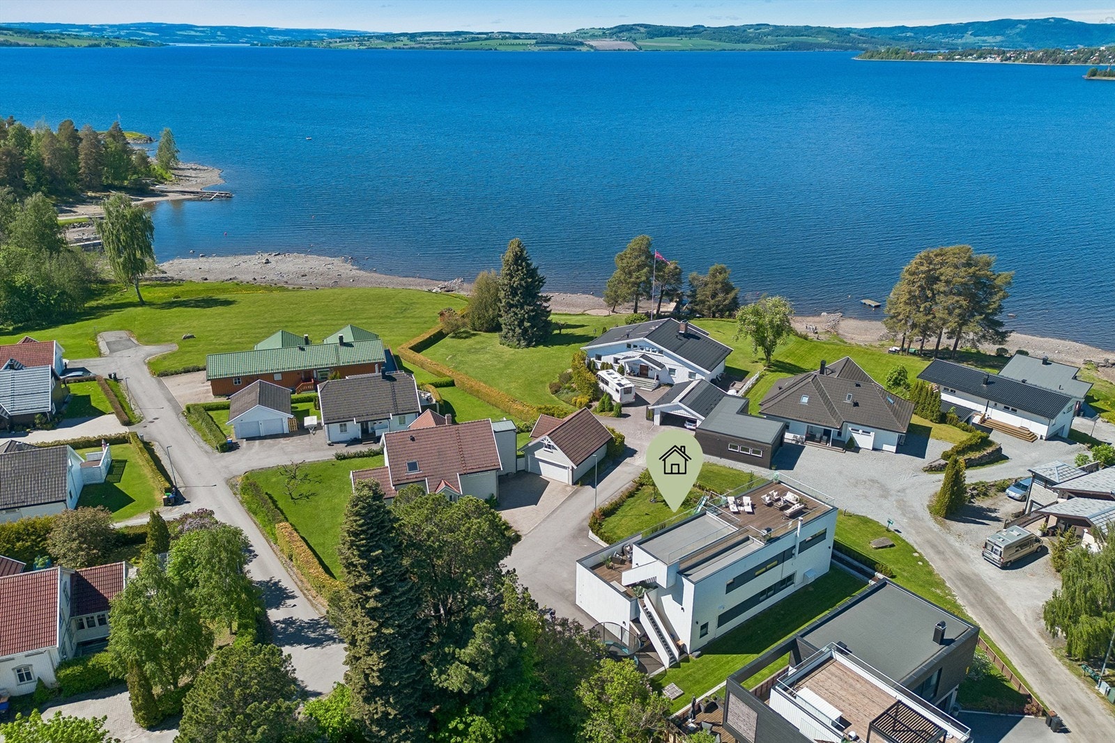 Dronefoto Galleribilde
