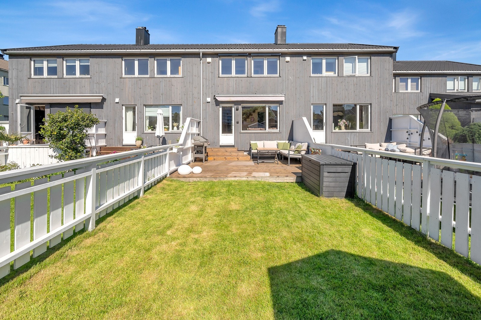 Flott rekkehus på Lund med gode solforhold Galleribilde