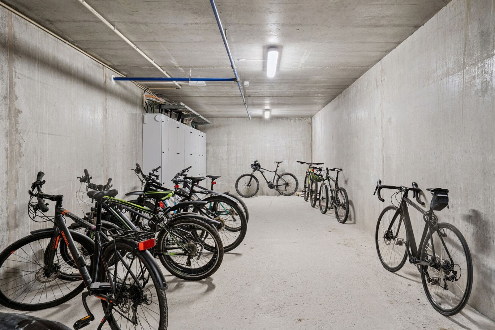 Mulighet for sykkelparkering. Galleribilde