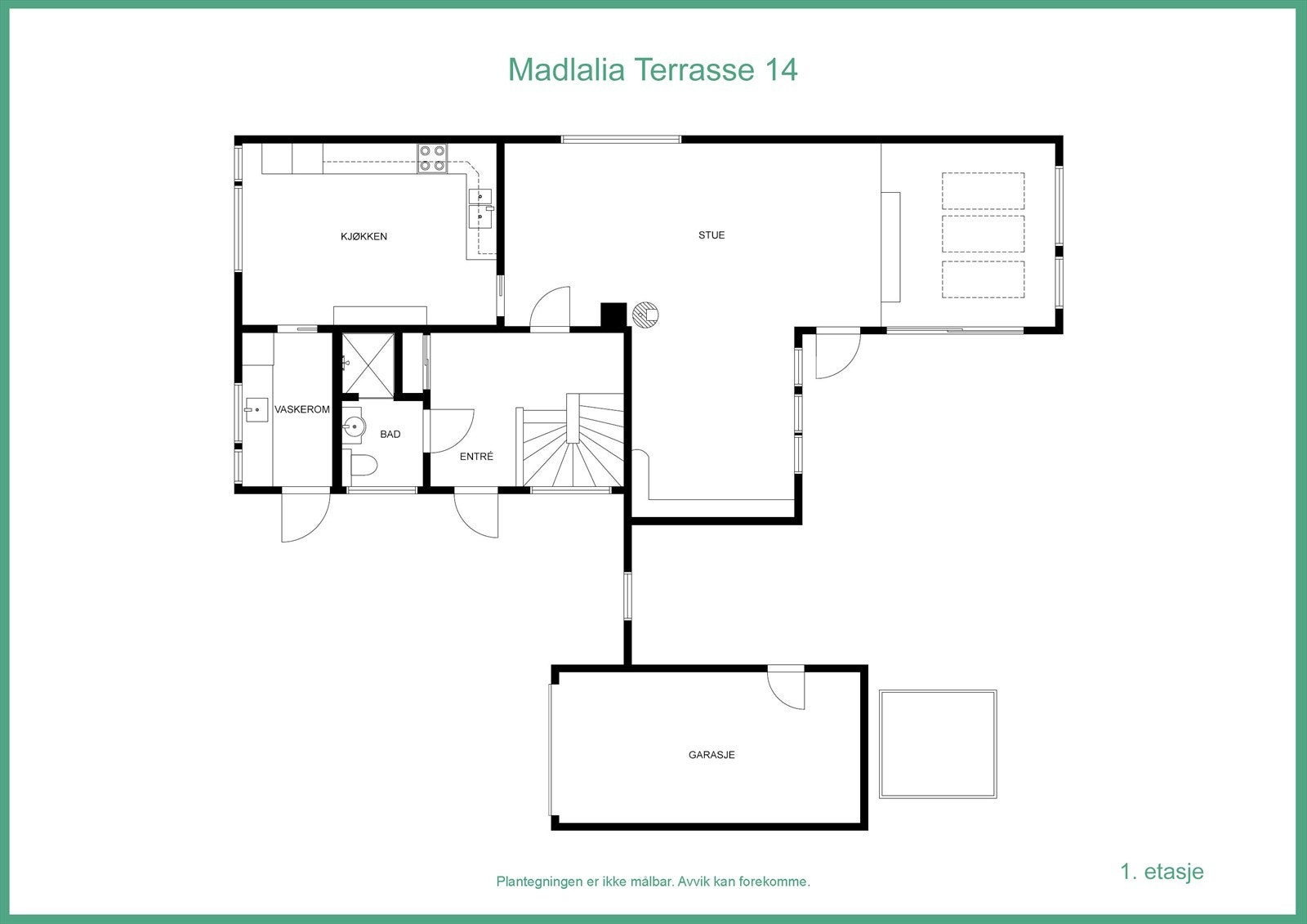 Plantegning Galleribilde