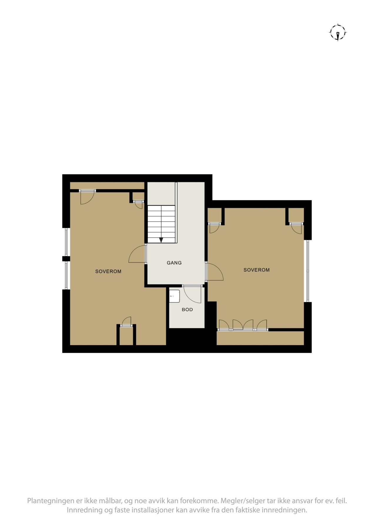 Planskisse loft Galleribilde