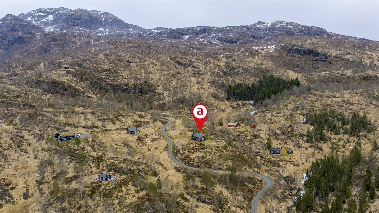 Oversikt - frittliggende tomt Galleribilde