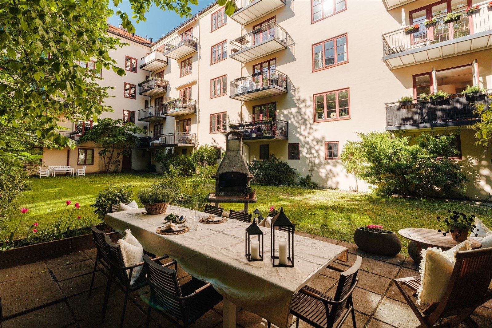 En herlig oase som legger til rette for hyggelige sammenkomster og avslappende stunder. Galleribilde