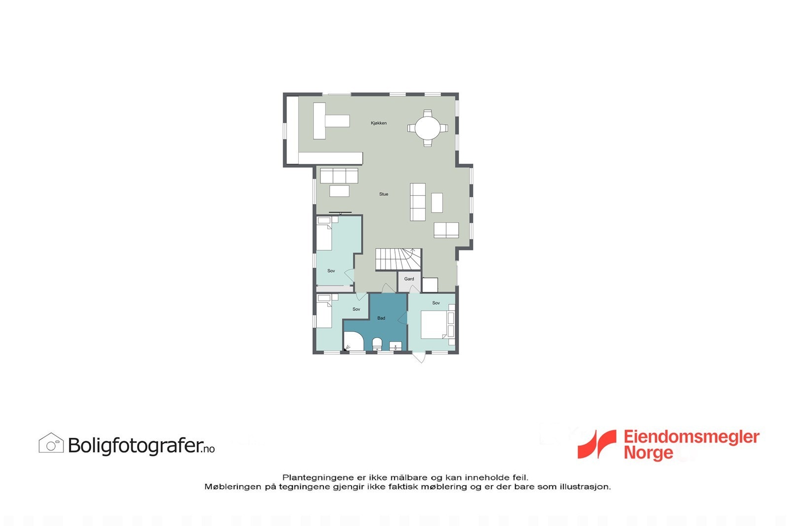 Plantegning 2.etg Galleribilde