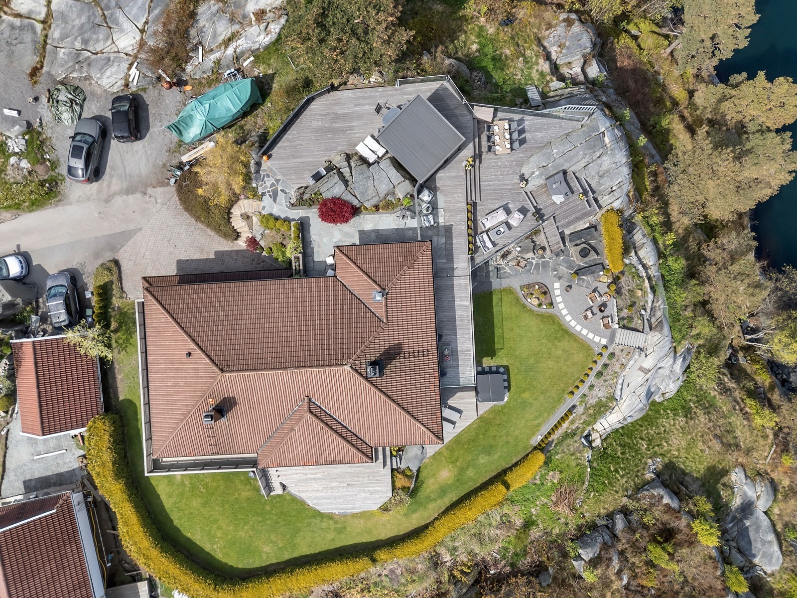 Dronefoto Galleribilde