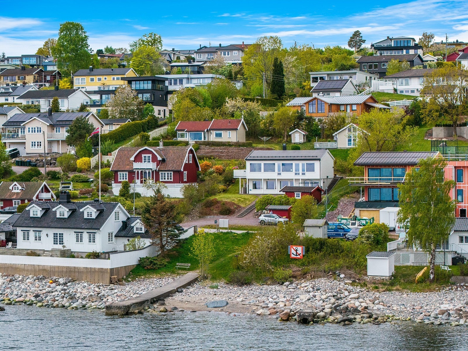 Området består hovedsakelig av eneboliger og fritidsboliger. Galleribilde