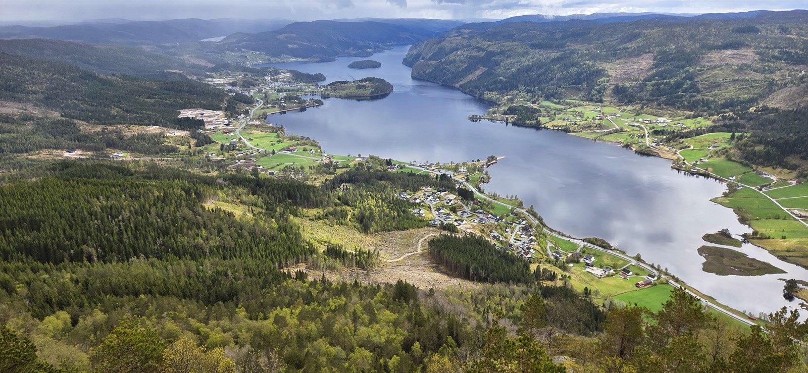 Utsikt fra dagturhytta Galleribilde