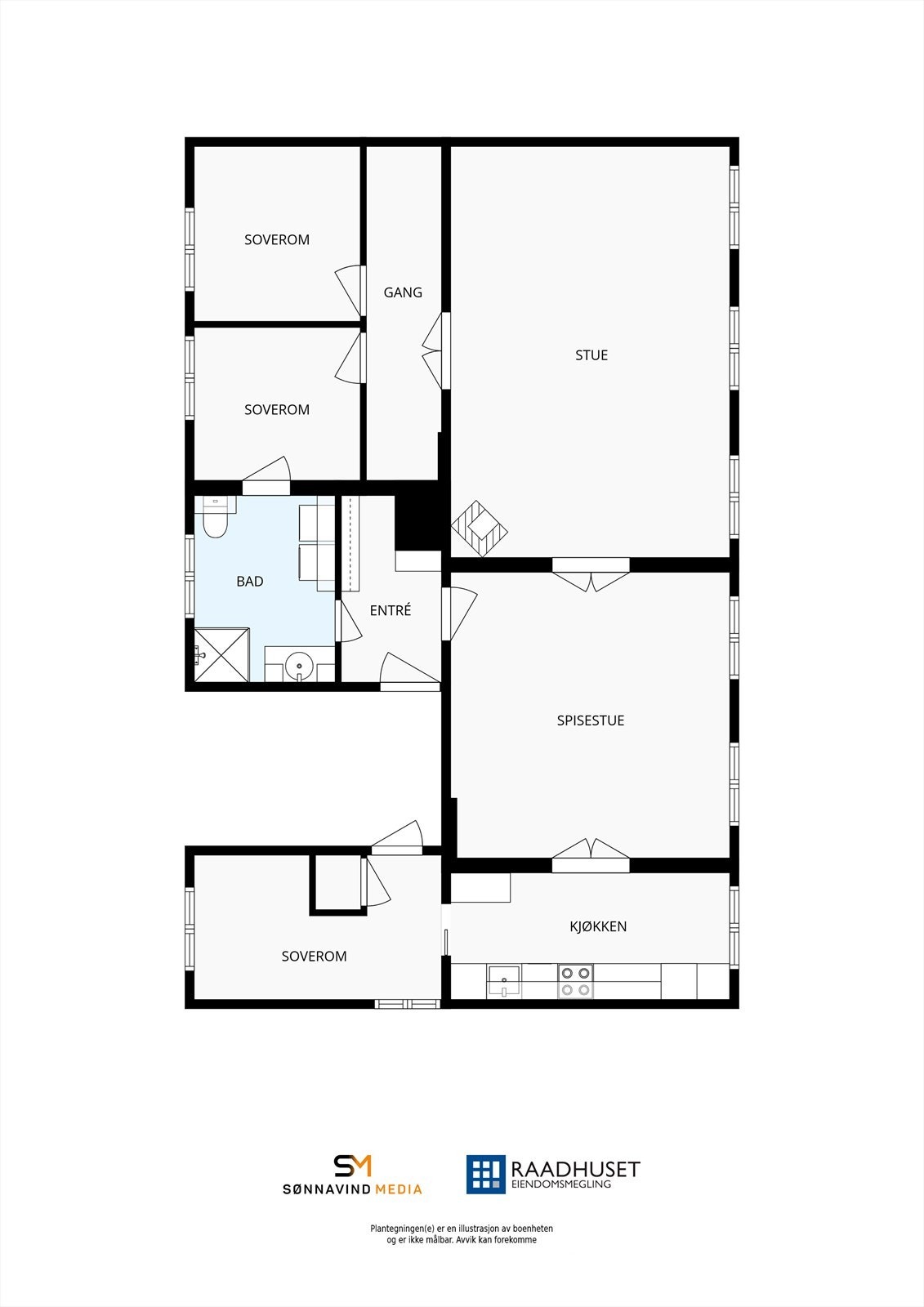 2D Plantegning Galleribilde