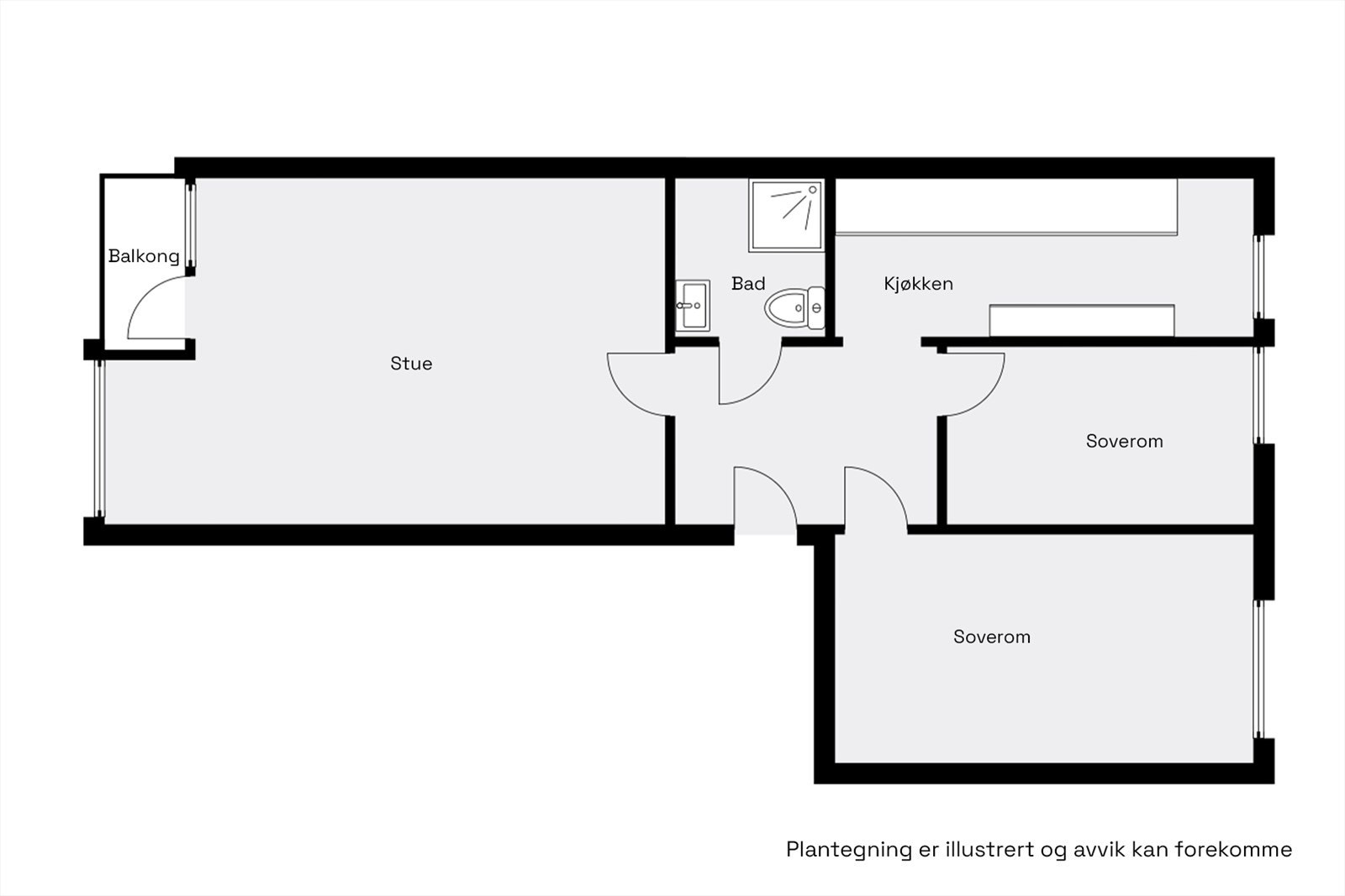 Plantegning Galleribilde