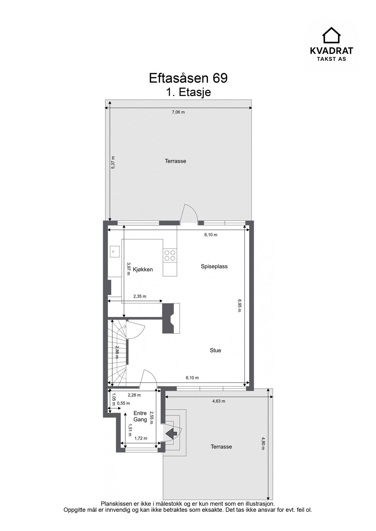 Planskisse 1.etasje Galleribilde