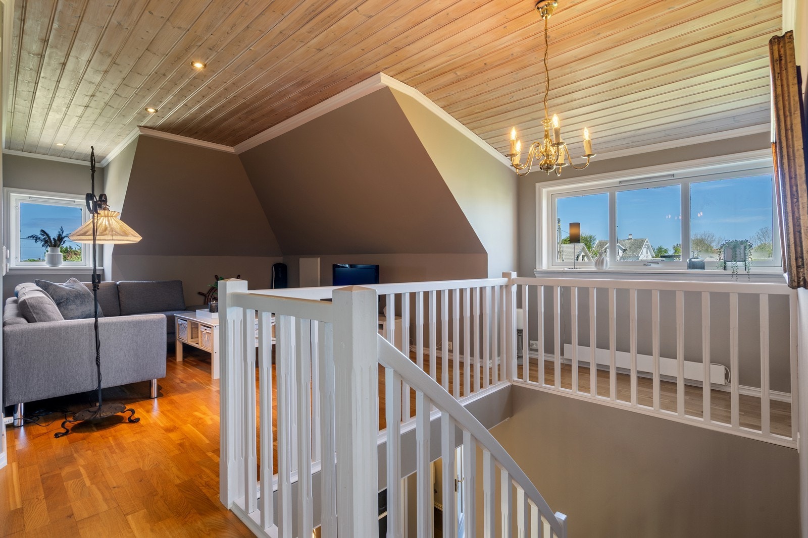 Loftstue i andre etasje. Galleribilde