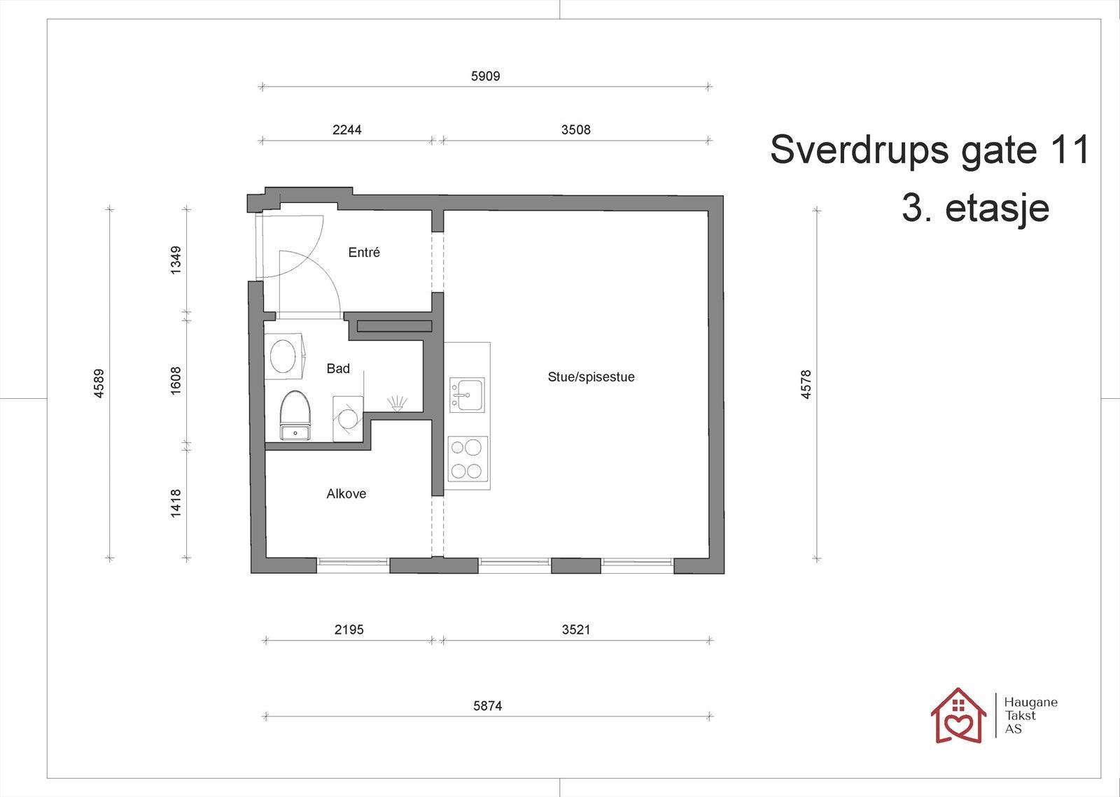 Plantegning Galleribilde
