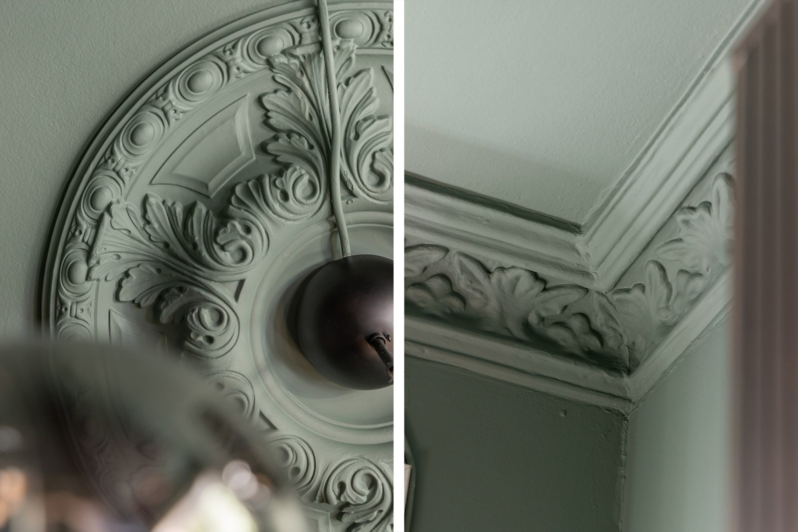 Her får kjøper blant annet gleden av klassiske detaljer som stukkatur og rosett. Galleribilde