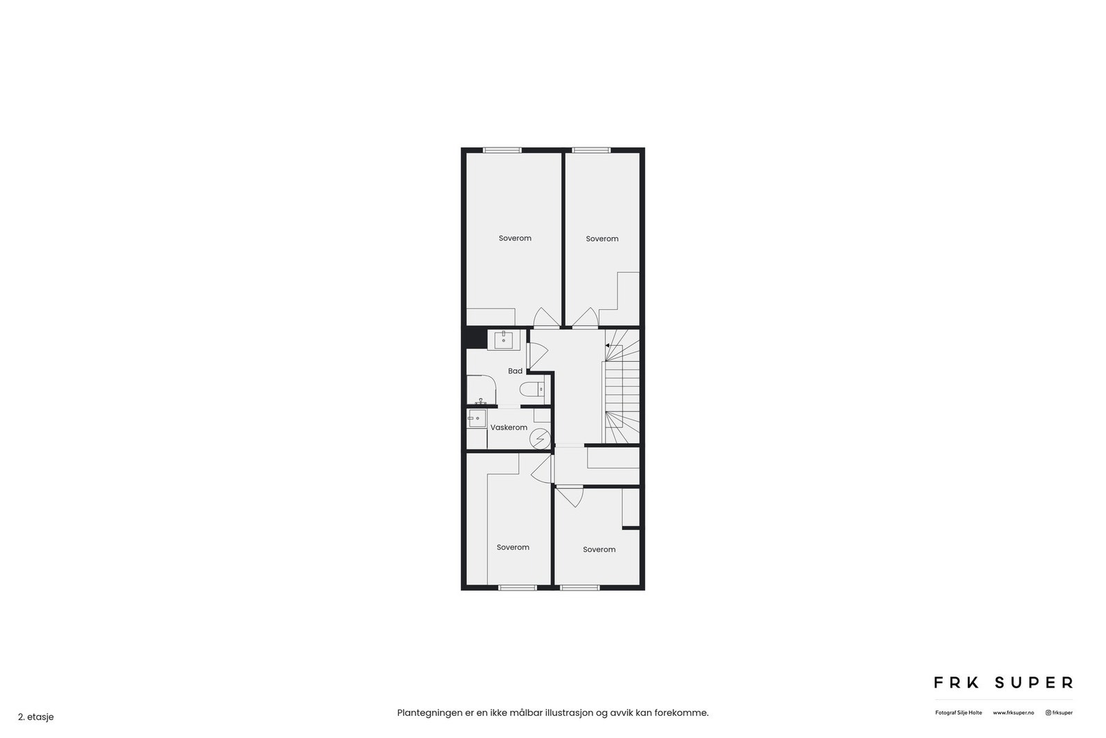 - Plantegning loft - Byggets 9. etasje - Galleribilde