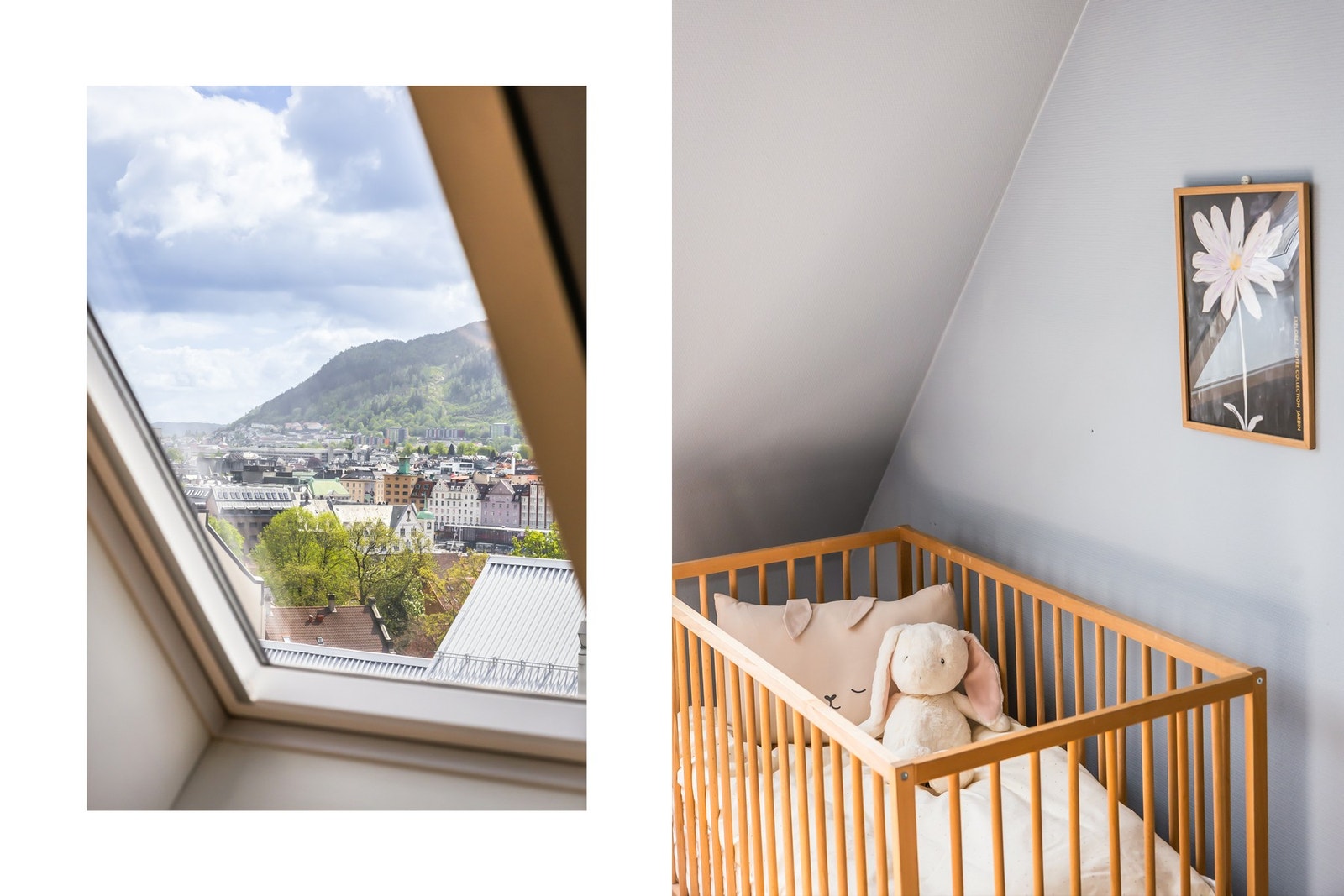 Herlig utsikt fra soverommet. Galleribilde