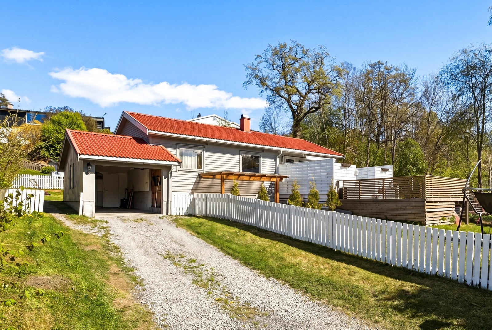 PrivatMegleren har gleden av å presentere Arne Garborgs gate 64 - En innholdsrik og fin familiebolig beliggende på Falkum.
Foto: THT Foto Galleribilde