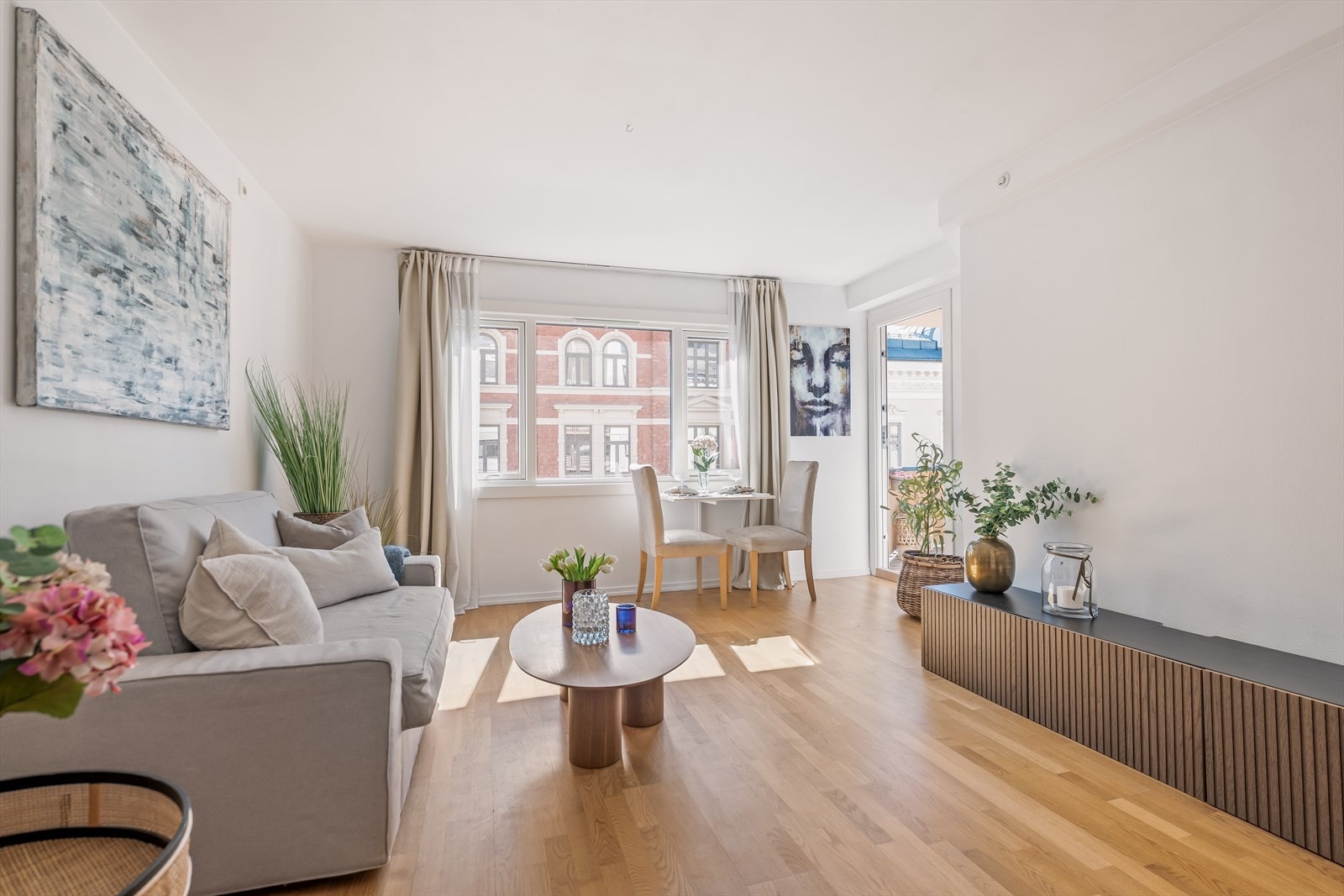 Leiligheten har en meget god planløsning som gjør det enkelt å innrede boligen. Galleribilde
