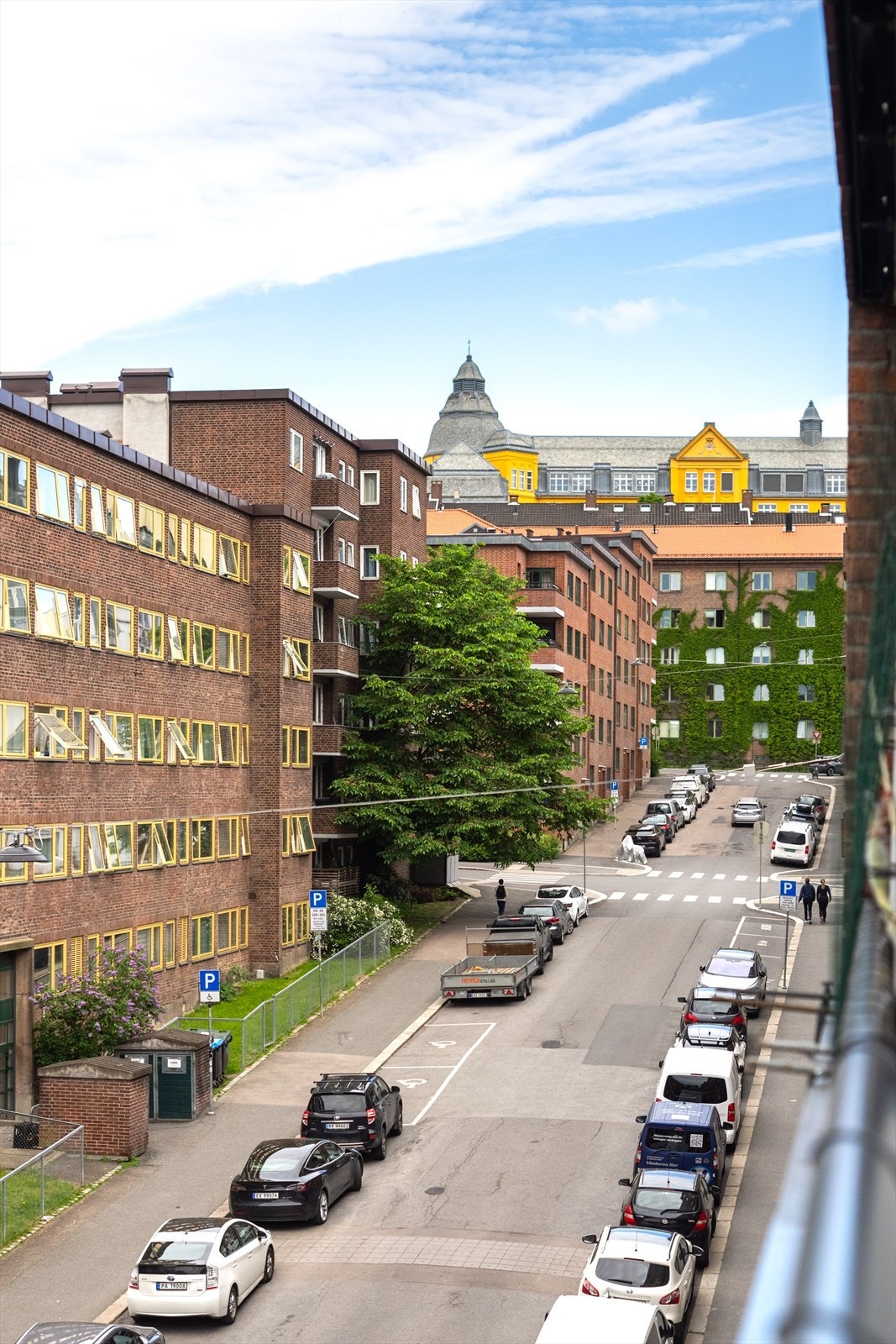 Det ble gjennomført en større rehabilitering av balkongene i borettslaget i 2023. Galleribilde