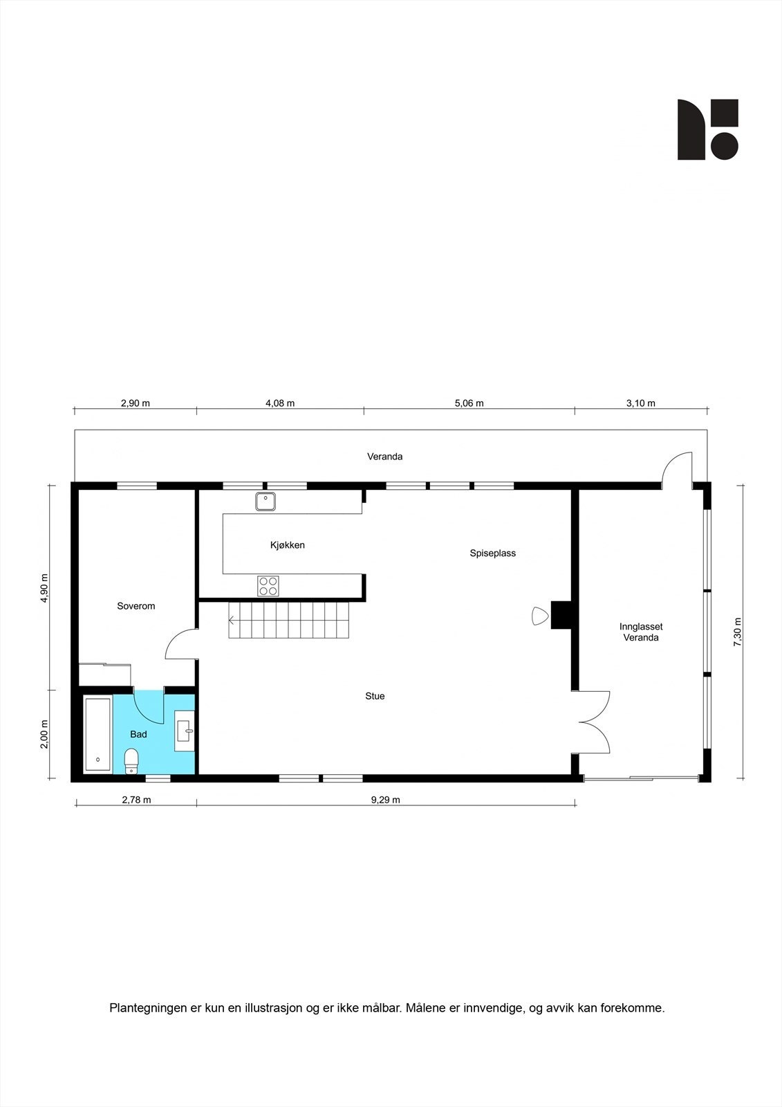 Plantegning 1. Etasje Galleribilde