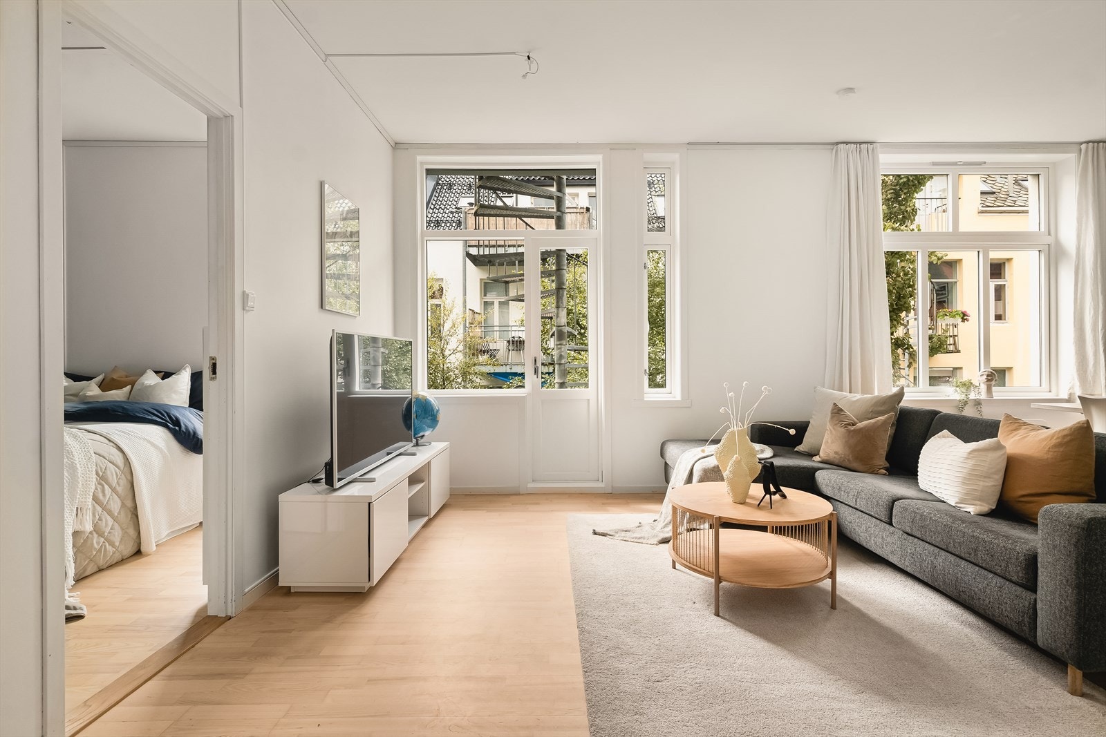 Her er det godt med plass til innredning av TV-stue Galleribilde