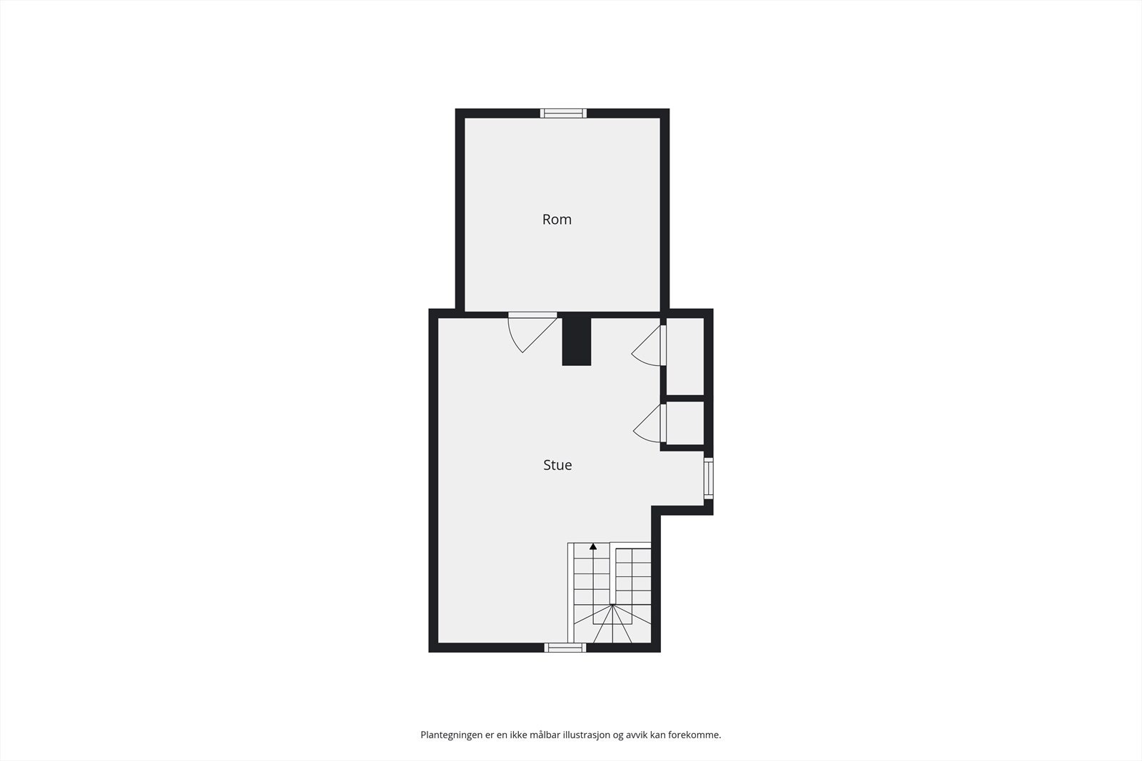 Plantegning loft Galleribilde