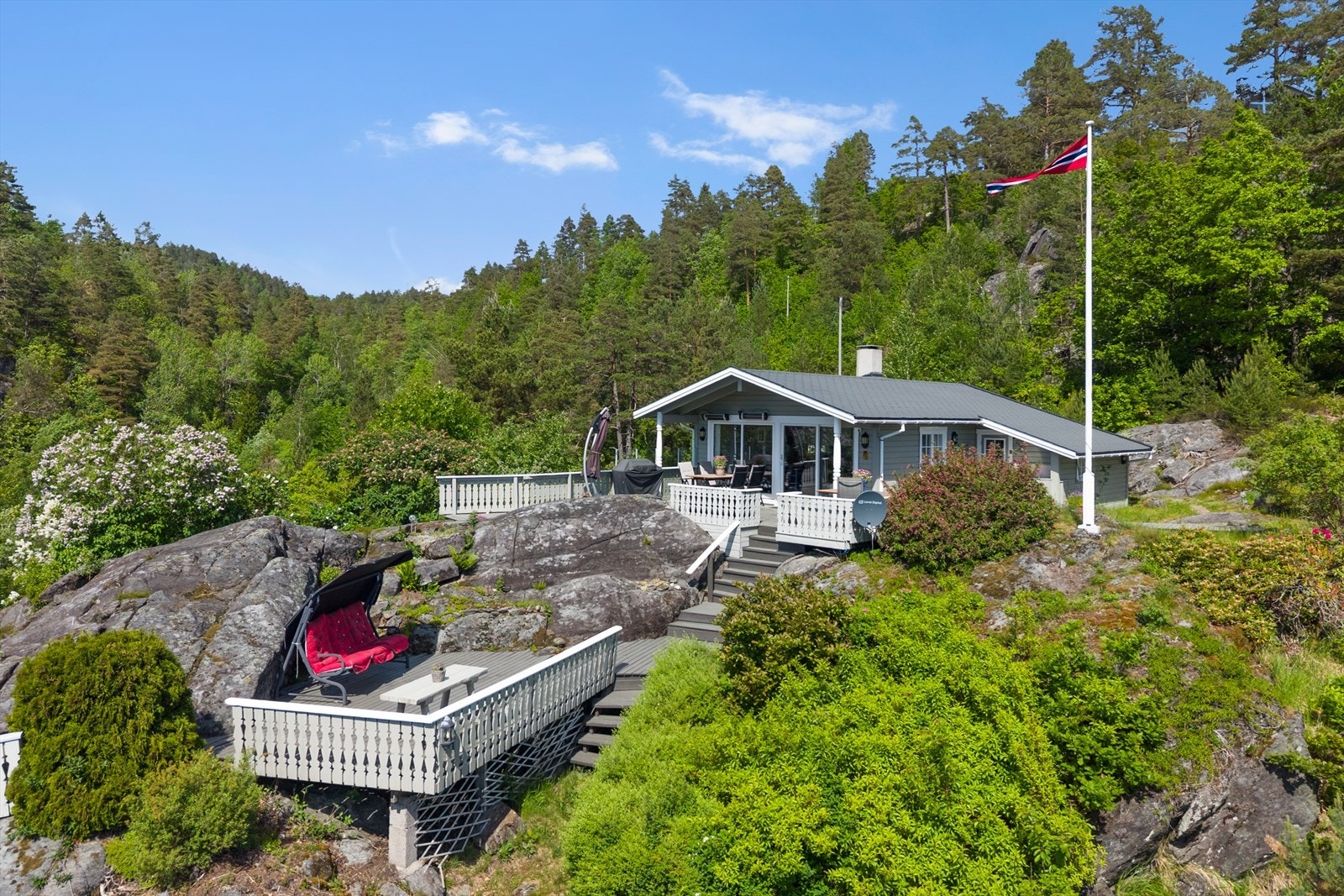Her kan du skape ditt eget sommerparadis i usjenerte omgivelser. Galleribilde
