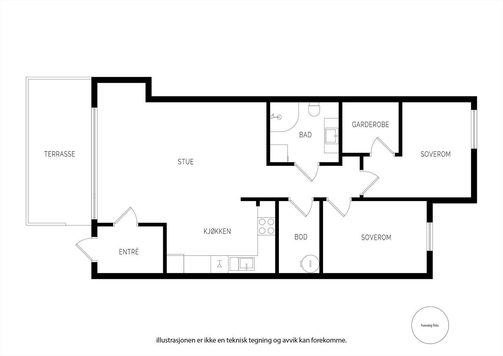 Plantegning Galleribilde
