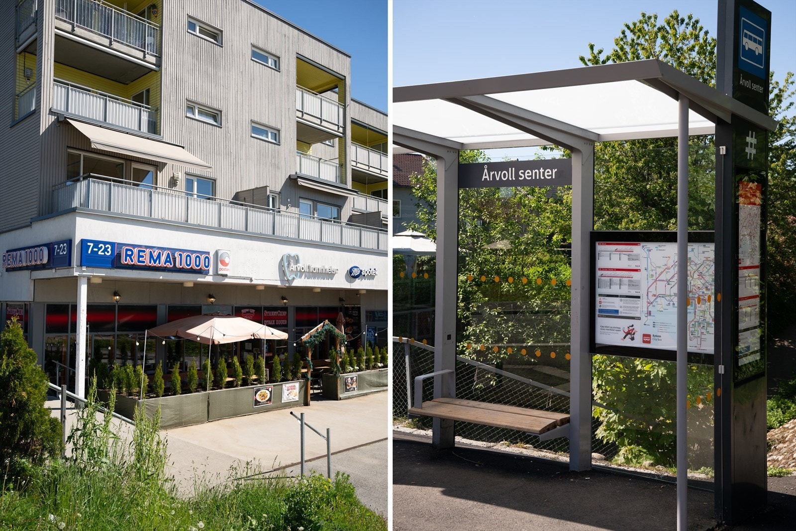 Få minutters gange til offentlig kommunikasjon og dagligvare Galleribilde