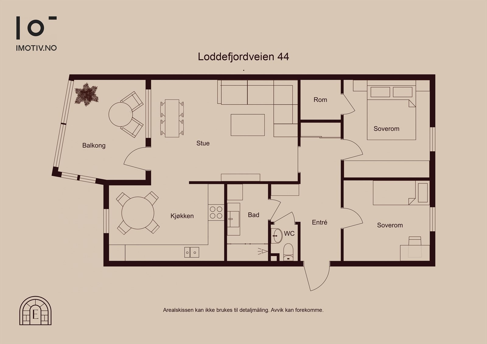 Leilighetens planløsning Galleribilde