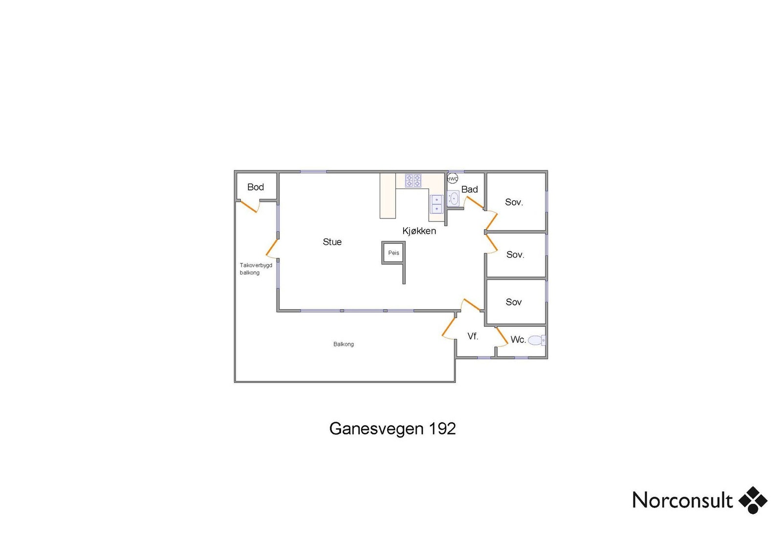 Planskisse Galleribilde