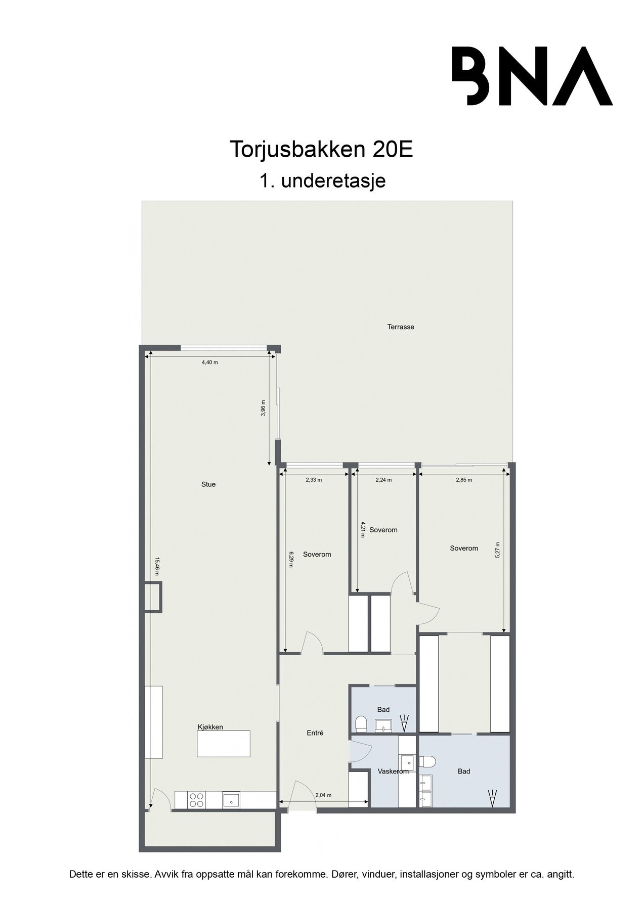 Plantegning Galleribilde