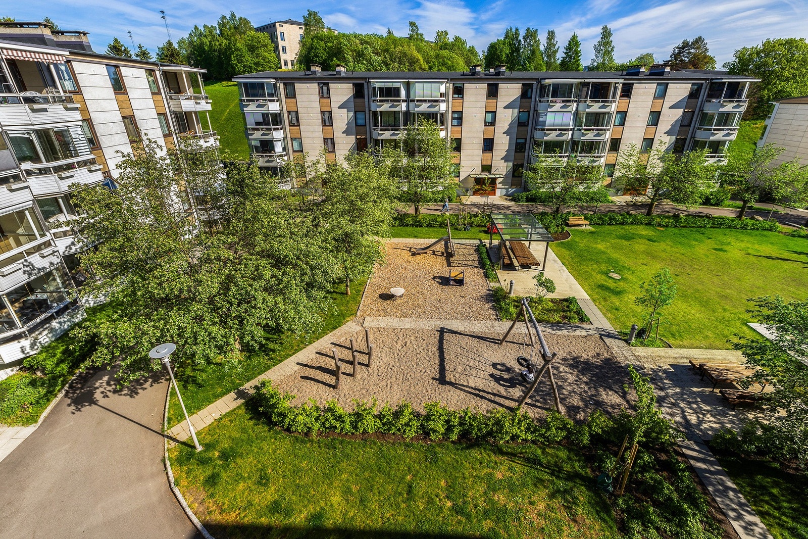 Utsikten fra balkongen. Galleribilde