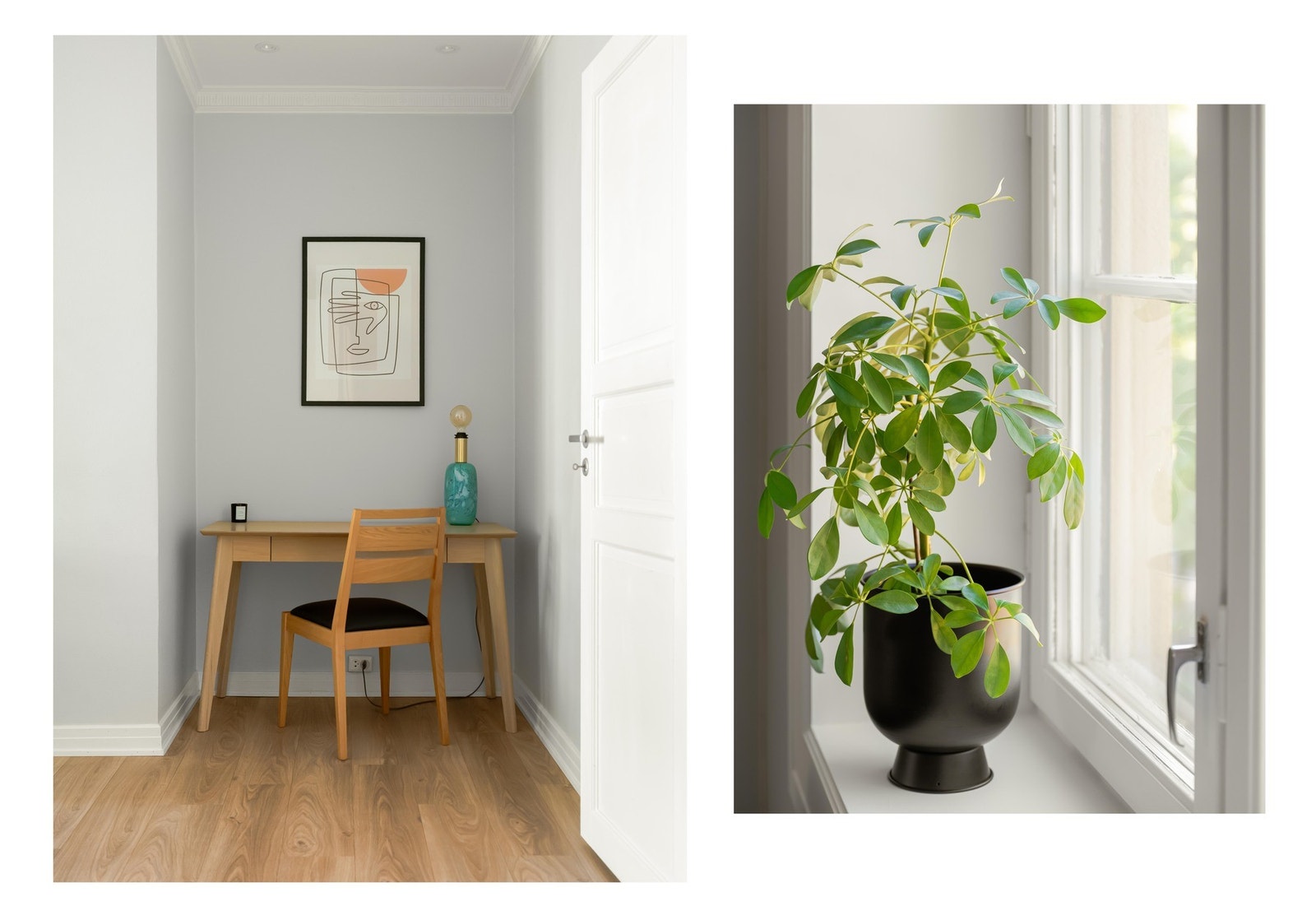 I nisjen kan du jo ha hjemmekontor, som dagens eier har. Galleribilde