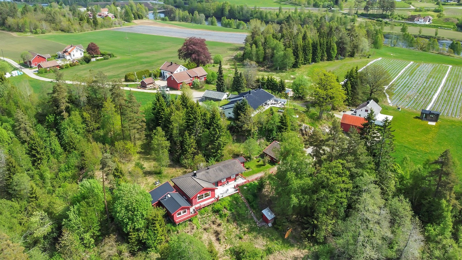 Dronefoto. Galleribilde