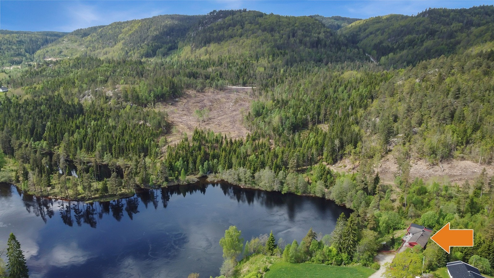 Dronefoto. Galleribilde