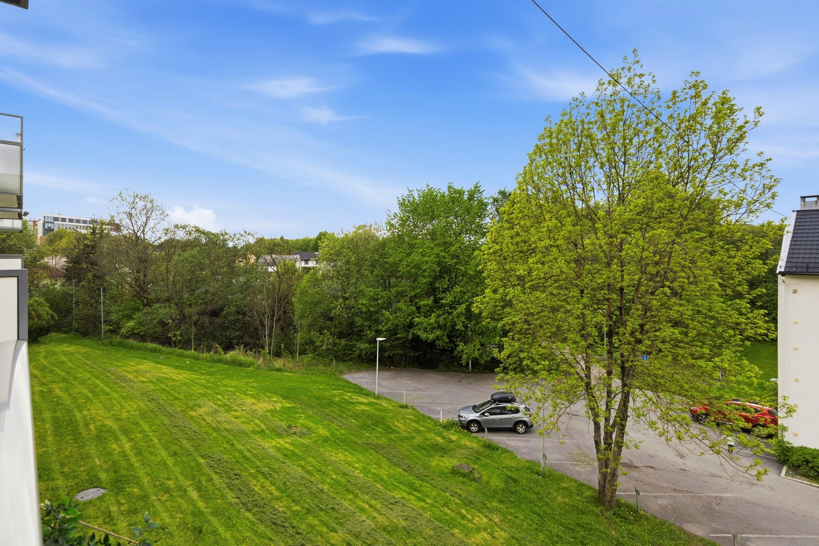 Utsyn fra balkong Galleribilde