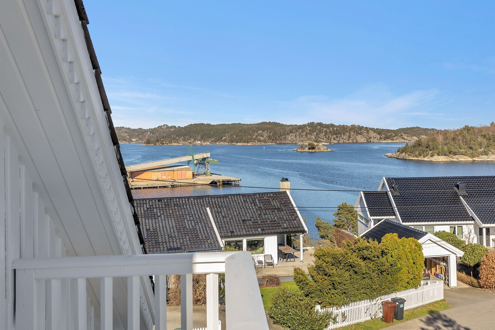 Utsikt fra balkongen. Galleribilde