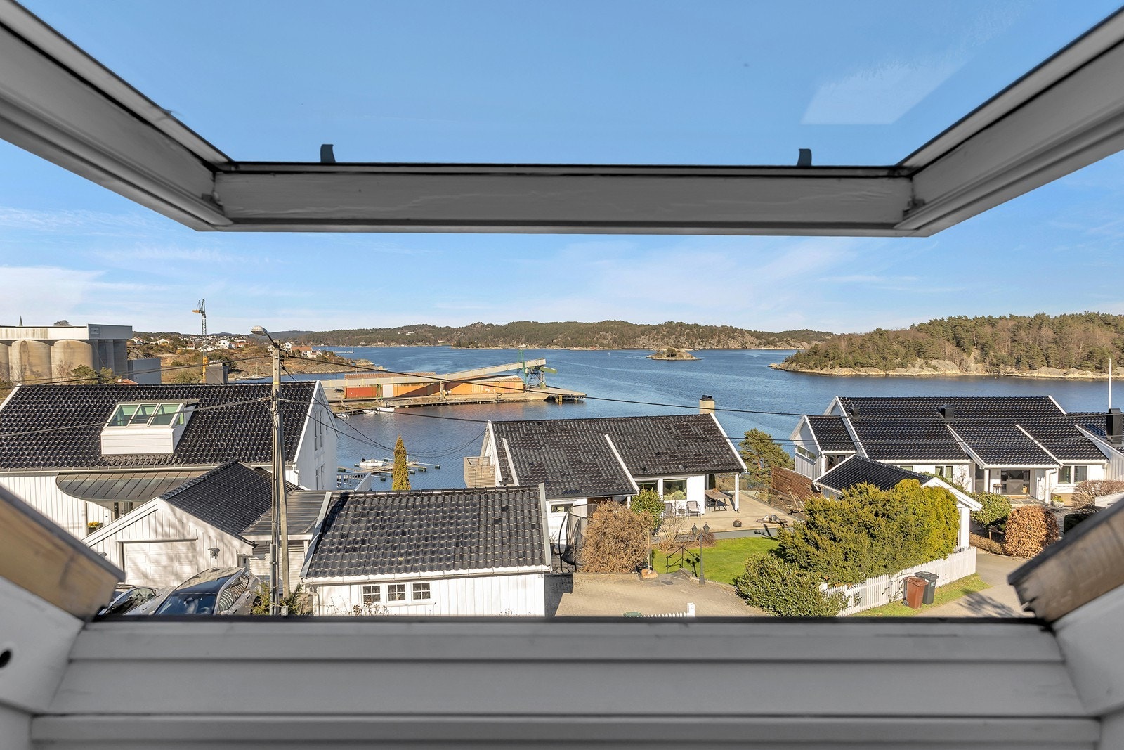 Utsikt fra soverommet. Galleribilde