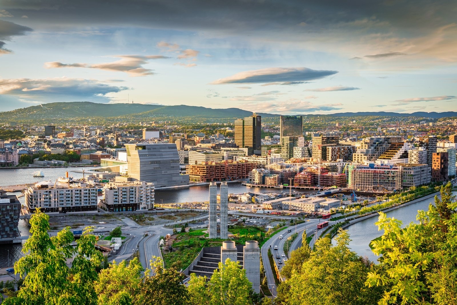 Det er kort vei til Ekeberg og fantastisk utsikt over Oslo Galleribilde