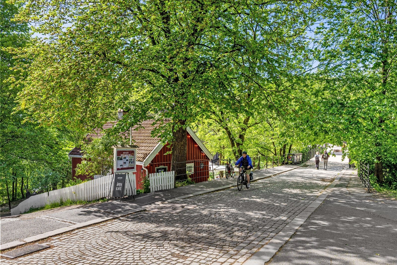 Langs Akerselva finner du idylliske turstier for både gå- og sykkelturer. Galleribilde