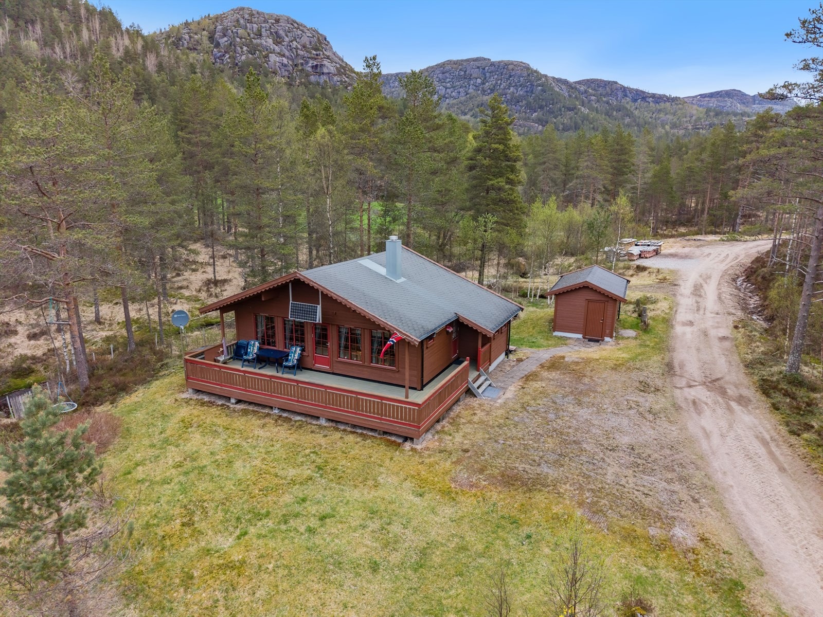 Velkommen til Knabevegen 2475! Foto: Mats Åmland Galleribilde